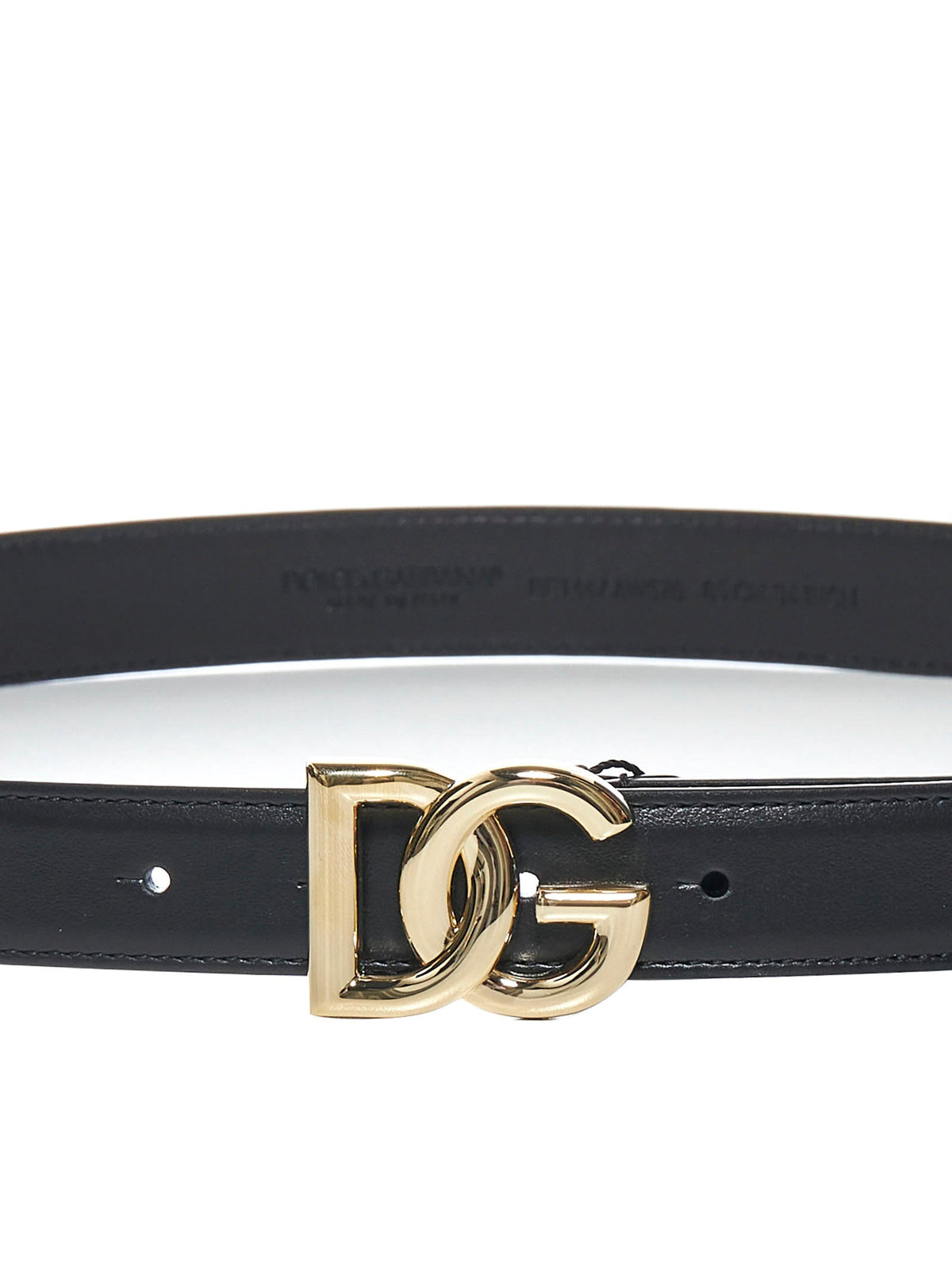 Dolce & Gabbana Women Calfskin Belt With Dg Logo
