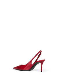 Dolce & Gabbana Women Red Patent Leather Slingback Pumps