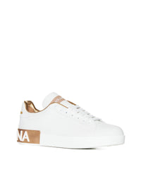 Dolce & Gabbana Women Portofino Sneaker In Calfskin