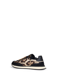 Dolce & Gabbana Women Leo-Print Fabric Dg Cushion Sneakers