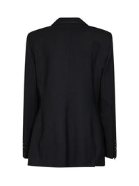 Dolce & Gabbana Women Black Stretch Twill Turlington Single-Breasted Jacket