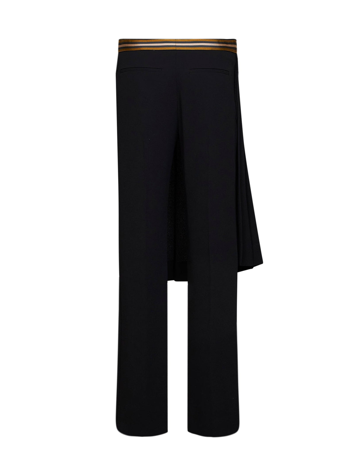 Dries Van Noten Women Black Heavyweight Crêpe Prestona Skirt Trousers