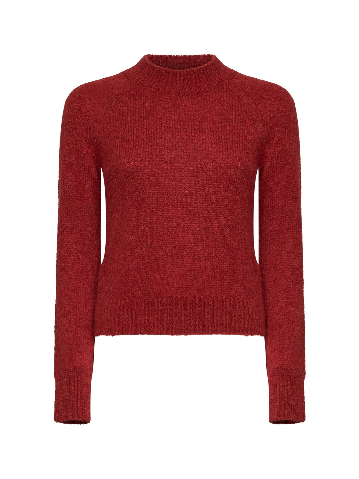 Dries Van Noten Women Brique Alpaca-Blend Texas Crewneck Sweater