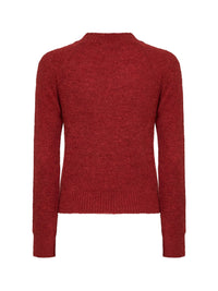 Dries Van Noten Women Brique Alpaca-Blend Texas Crewneck Sweater