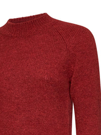 Dries Van Noten Women Brique Alpaca-Blend Texas Crewneck Sweater