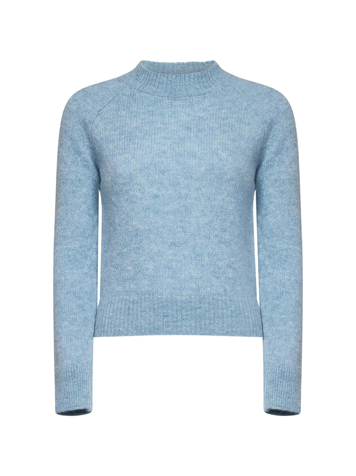 Dries Van Noten Women Light Blue Alpaca-Blend Texas Crewneck Sweater<Br/>