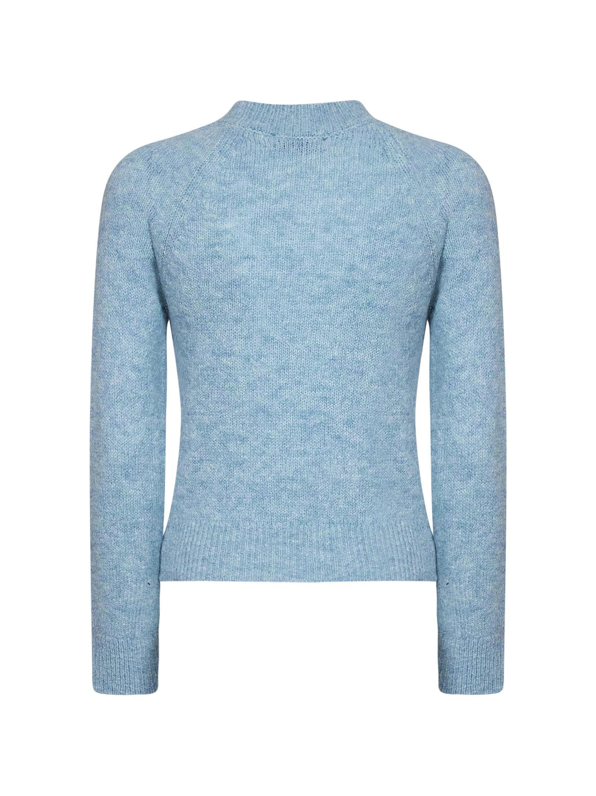 Dries Van Noten Women Light Blue Alpaca-Blend Texas Crewneck Sweater<Br/>
