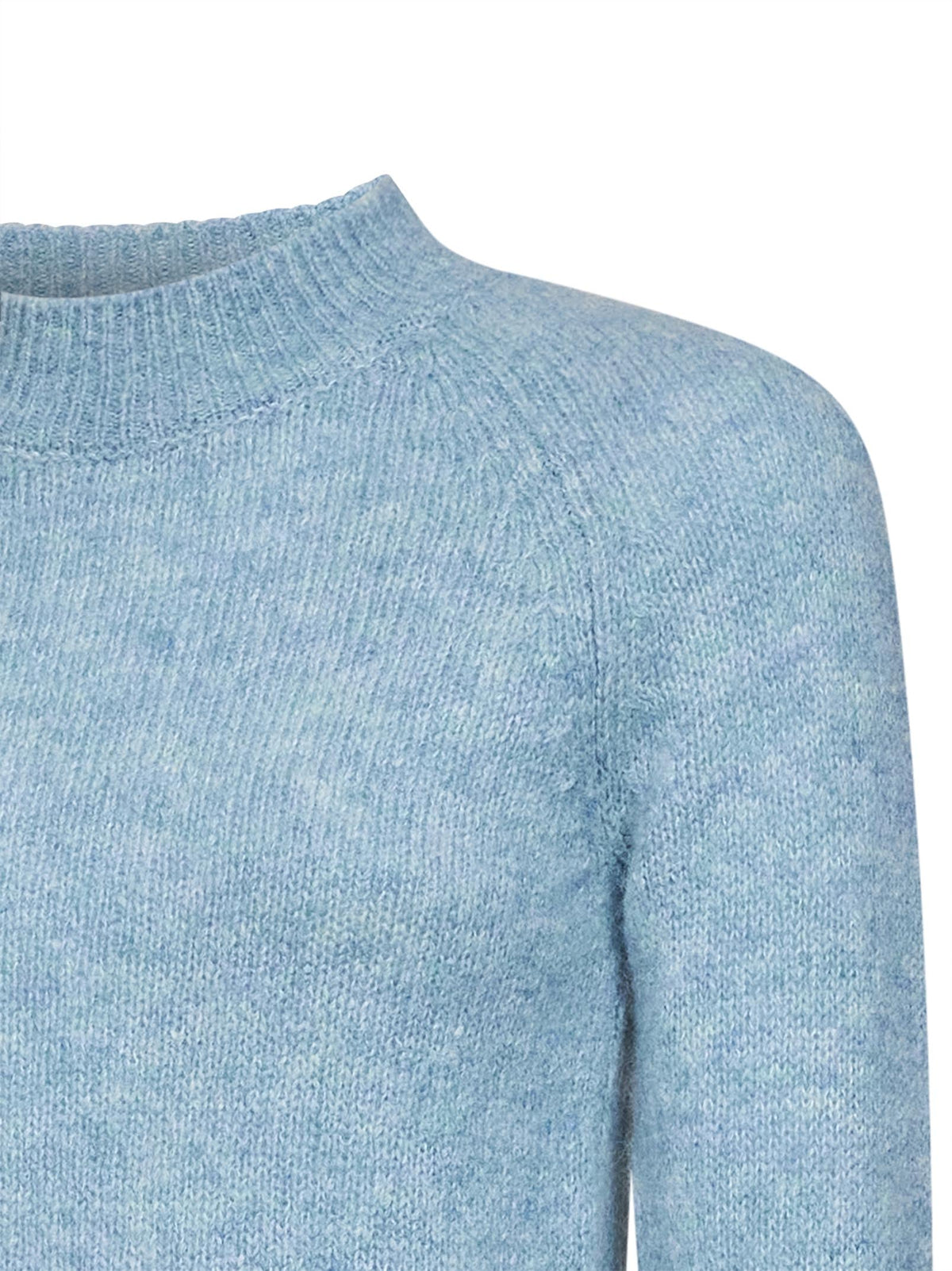 Dries Van Noten Women Light Blue Alpaca-Blend Texas Crewneck Sweater<Br/>