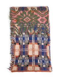 Dries Van Noten Women Multicolor Patchwork Wool And Alpaca Blend Scarf