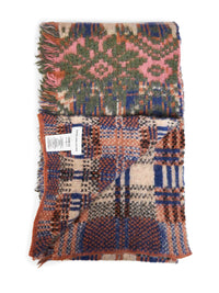 Dries Van Noten Women Multicolor Patchwork Wool And Alpaca Blend Scarf