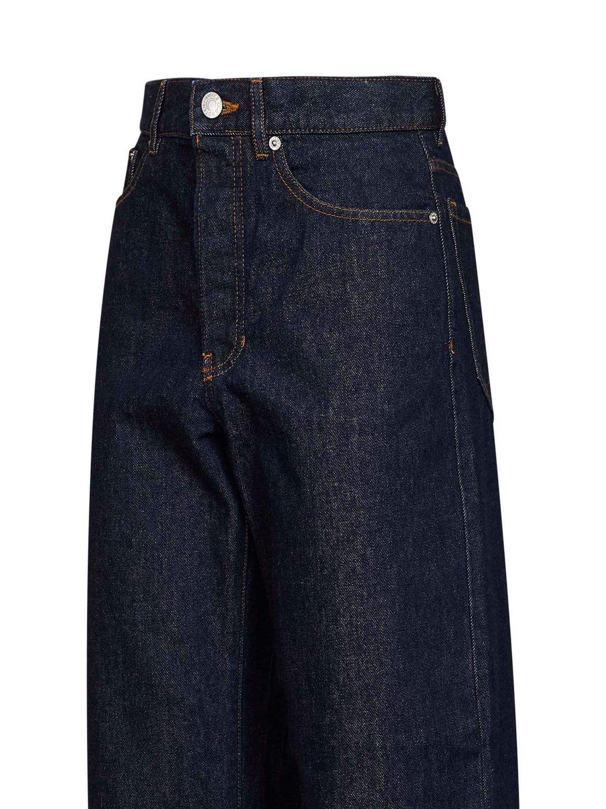 Dries Van Noten Women Indigo Cotton Denim Peyton Jeans