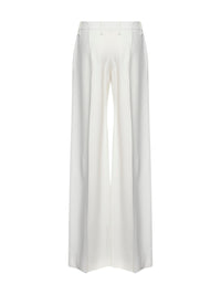 Ermanno Scervino Women White Interlock Bootcut Trousers