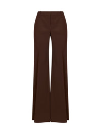 Ermanno Scervino Women Chestnut Interlock Bootcut Trousers