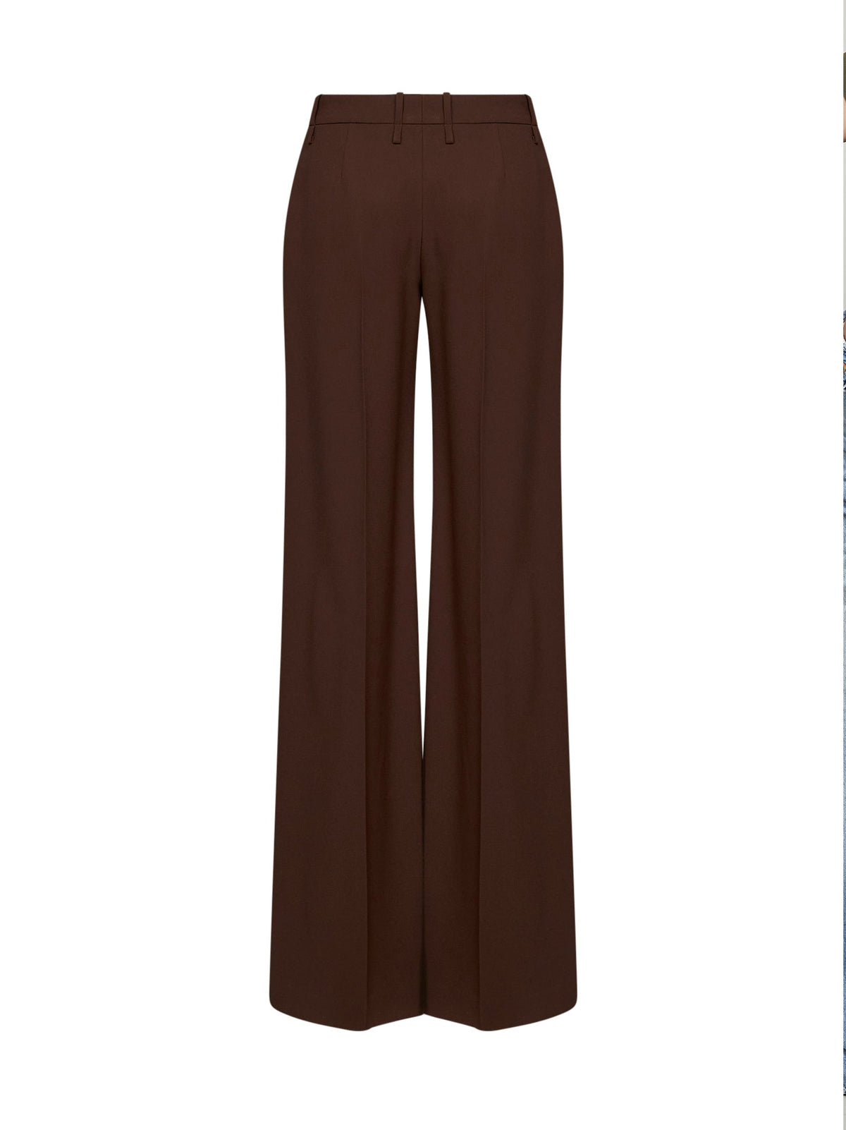 Ermanno Scervino Women Chestnut Interlock Bootcut Trousers