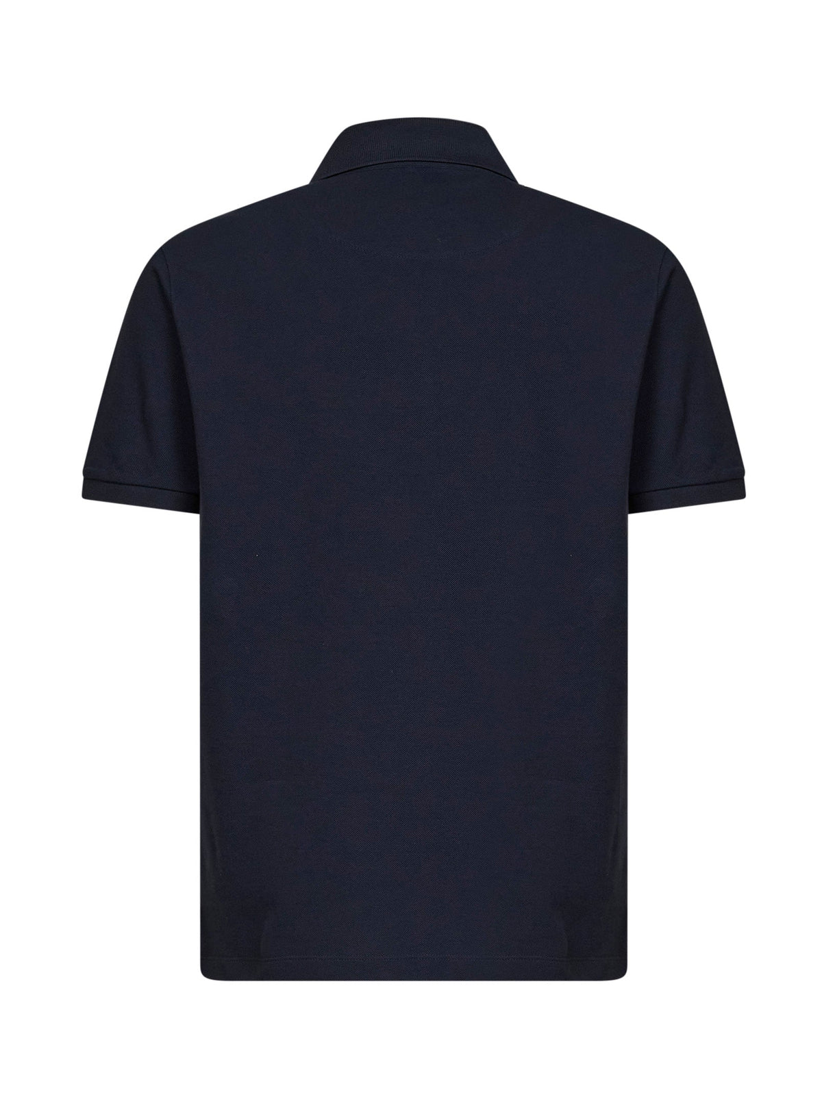 Etro Men Navy Blue Cotton Piqué Pegaso-Embroidered Polo Shirt