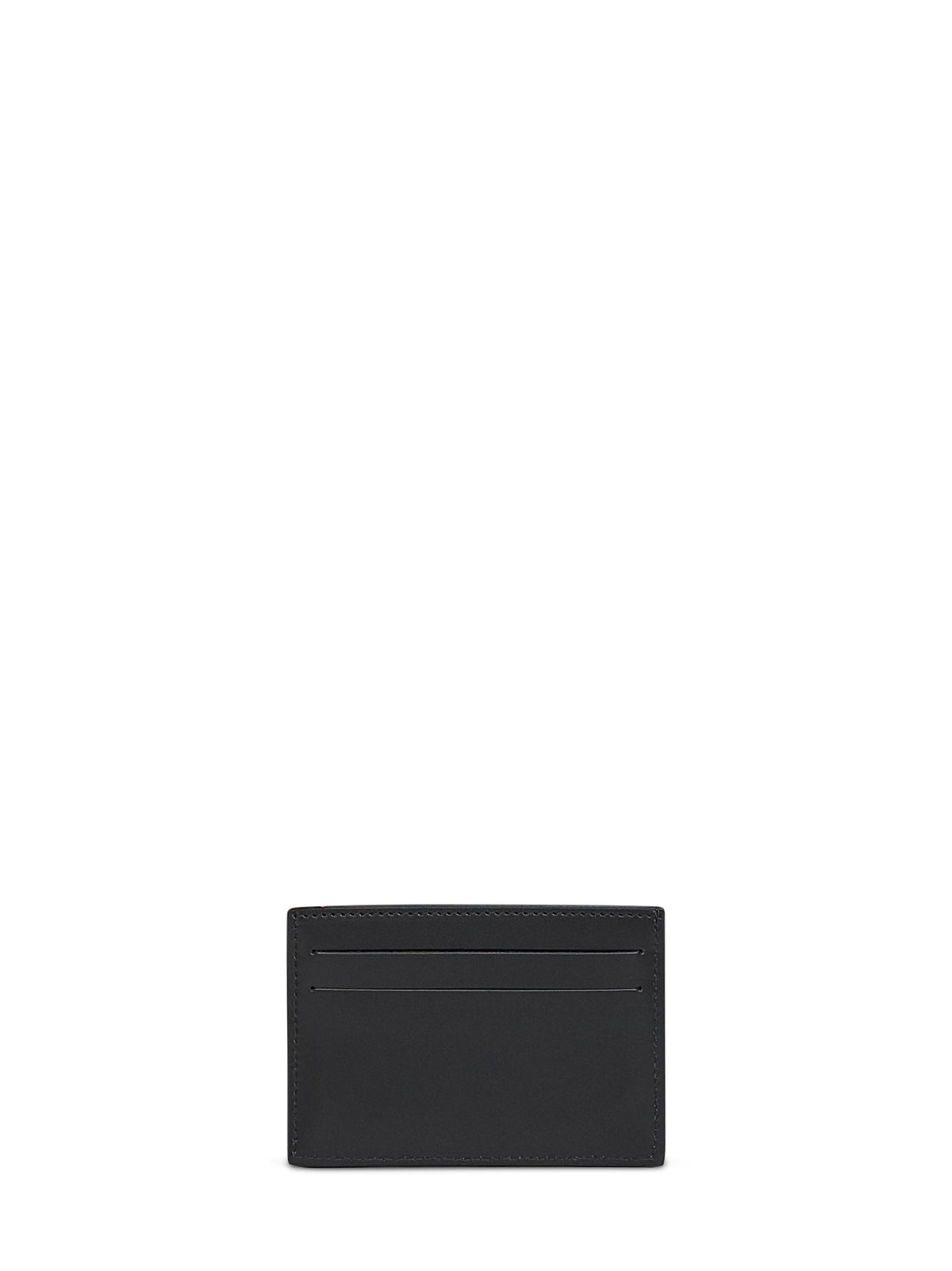 Fendi Men Black Slim Squared Ff Card Holder