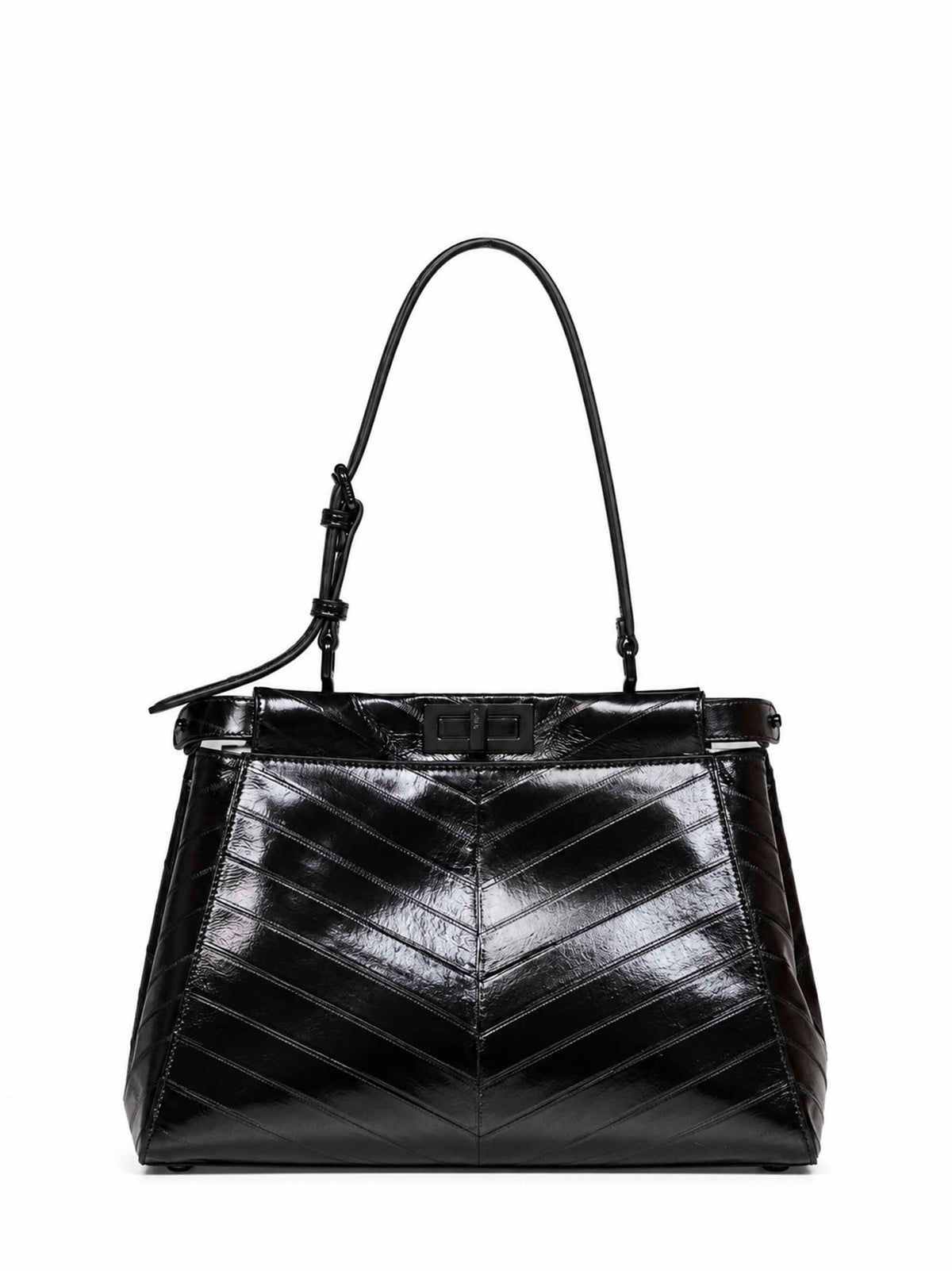 Fendi Women Black My Peekaboo Medium Handbag
