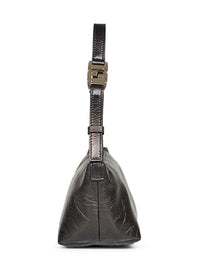Fendi Women Black Small Vanity Pouch Handbag