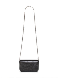 Fendi Women Black Wallet On Chain Tube Compact Wallet On Chain