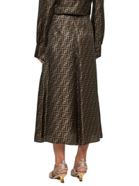 Fendi Women Ff Maxi Skirt