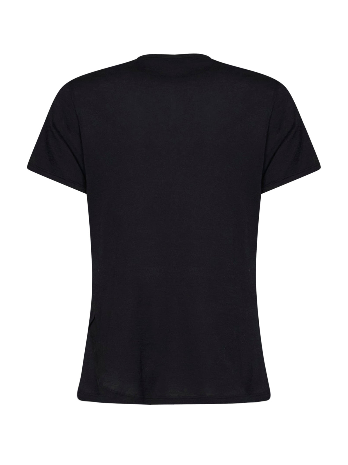 Fendi Women Black Jersey T-Shirt With Favoloso Print