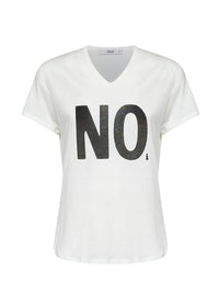 Fendi Women Ivory Cotton Jersey T-Shirt With Noi Print