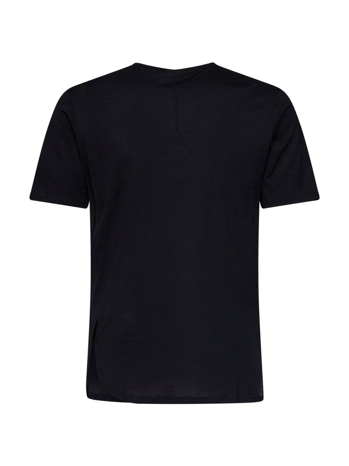 Fendi Men Black Cotton Jersey T-Shirt With Ti Amo Print