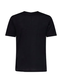 Fendi Men Black Cotton Jersey T-Shirt With Ti Amo Print