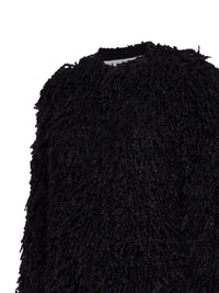 Fendi Women Black Long-Pile Cashmere And Mohair Jacket
