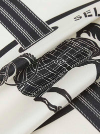 Fendi Silk Women Ivory Printed Silk Selleria Scarf<Br/>
