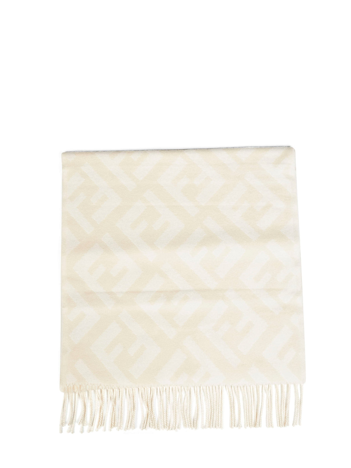 Fendi Silk Women Camelia Cashmere Ff Scarf