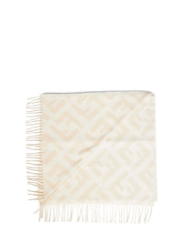 Fendi Silk Women Camelia Cashmere Ff Scarf