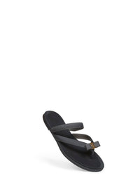 Ferragamo Women Black Rubber Vara Bow Thong Sandals