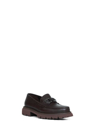 Ferragamo Men Dark Brown Cocoon Loafers With Gancini Ornament