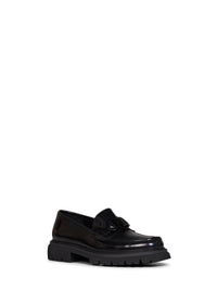 Ferragamo Men Black Cocoon Loafers With Gancini Ornament