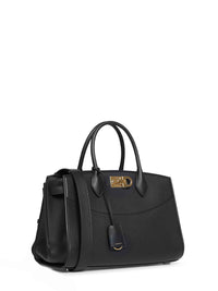 Ferragamo Women Black New Ferragamo Studio Soft Bag (L) Handbag
