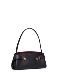 Ferragamo Women Black Hug East-West Shoulder Bag