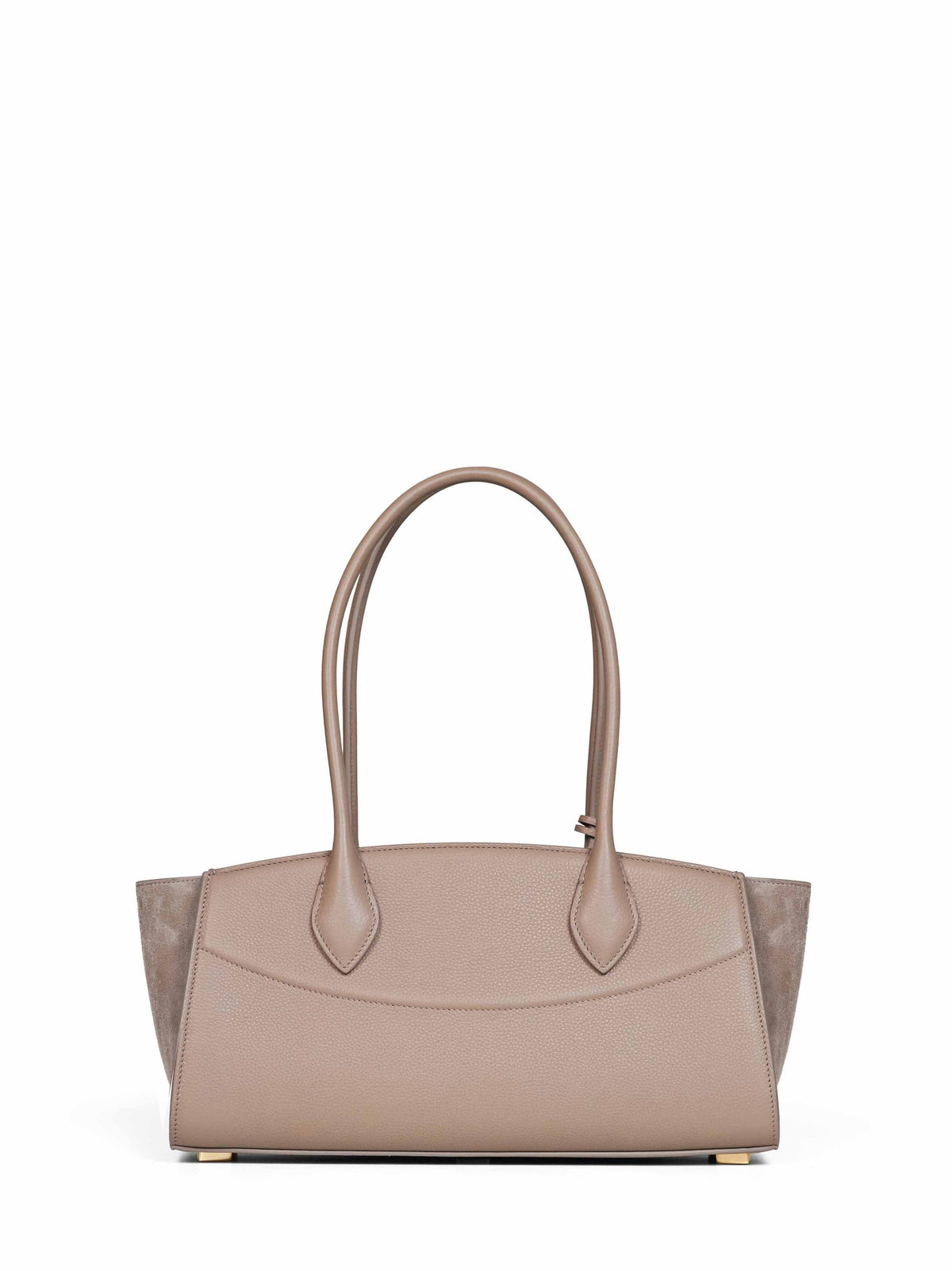 Ferragamo Women Taupe New Ferragamo Studio Soft Bag East West (M) Handbag<Br/>
