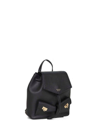 Ferragamo Women Black Harley Backpack