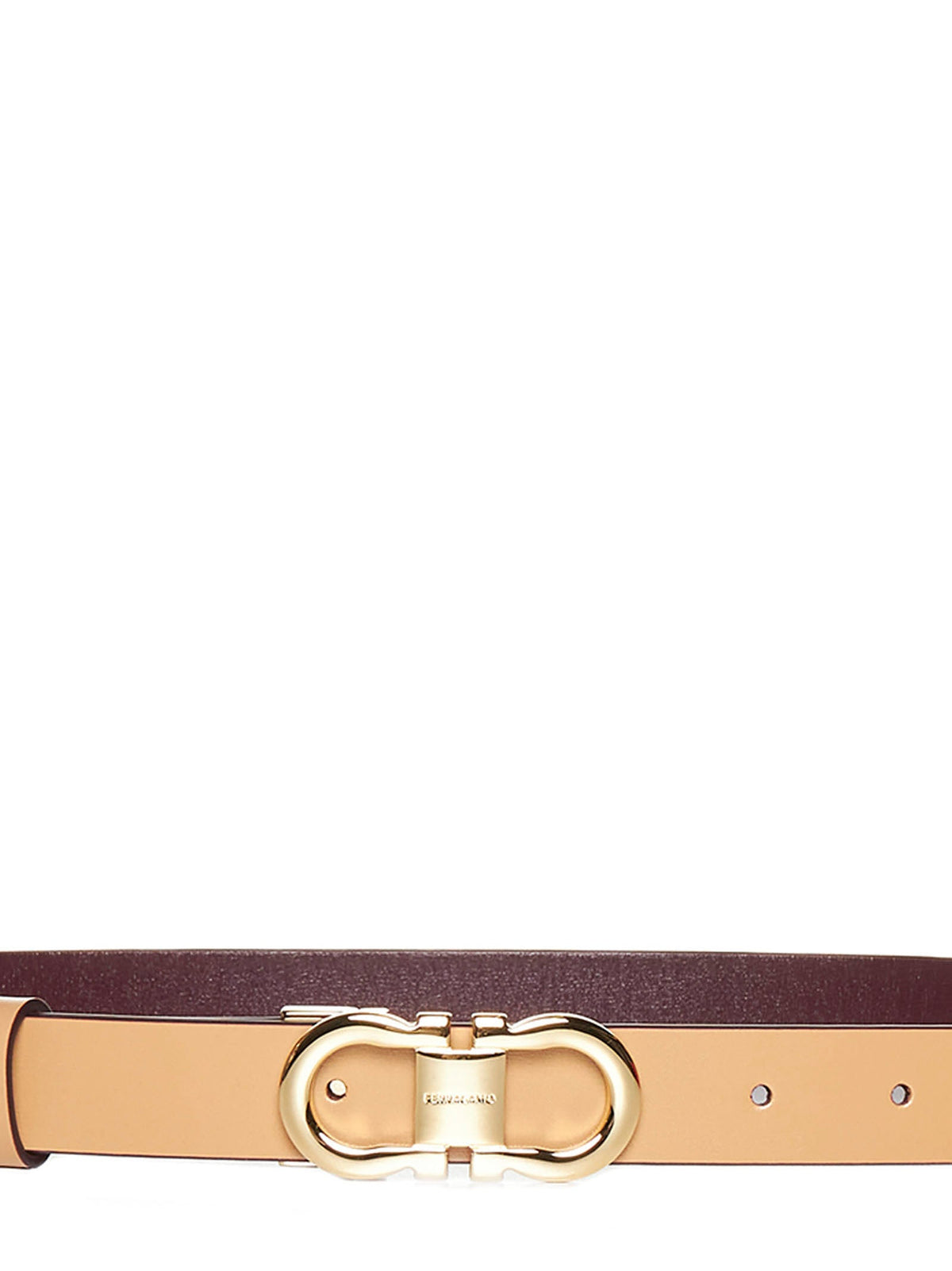 Ferragamo Women Reversible And Adjustable Gancini Belt