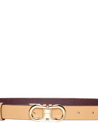 Ferragamo Women Reversible And Adjustable Gancini Belt