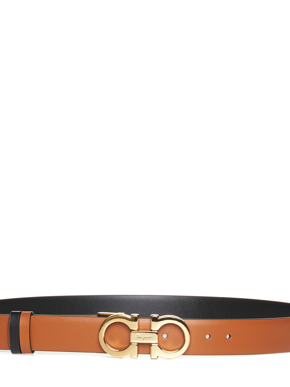 Ferragamo Women Ferragamo Reversible Leather Gancini Belt
