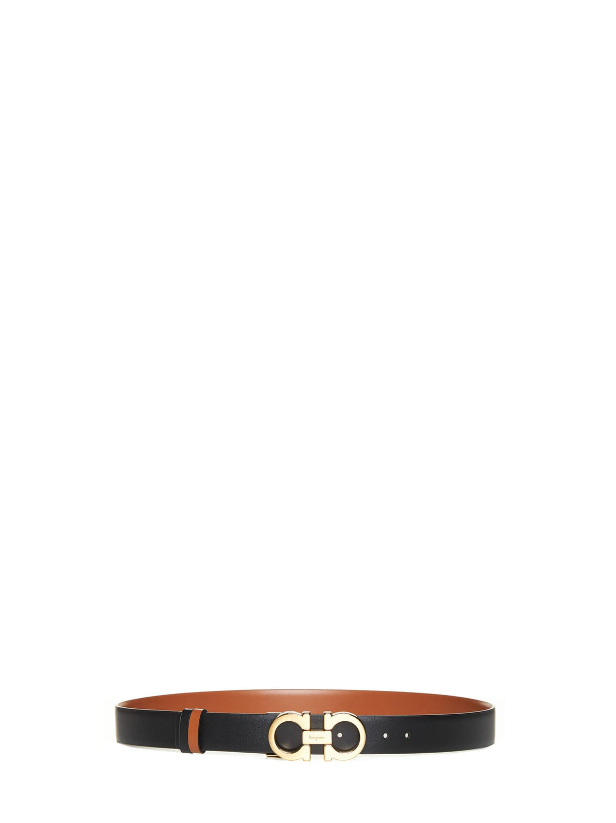 Ferragamo Women Ferragamo Reversible Leather Gancini Belt