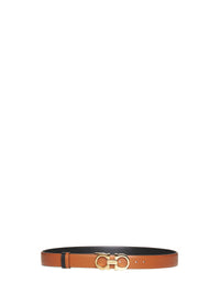 Ferragamo Women Ferragamo Reversible Leather Gancini Belt