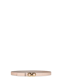 Ferragamo Women Two-Tone Leather Reversible Gancini Belt