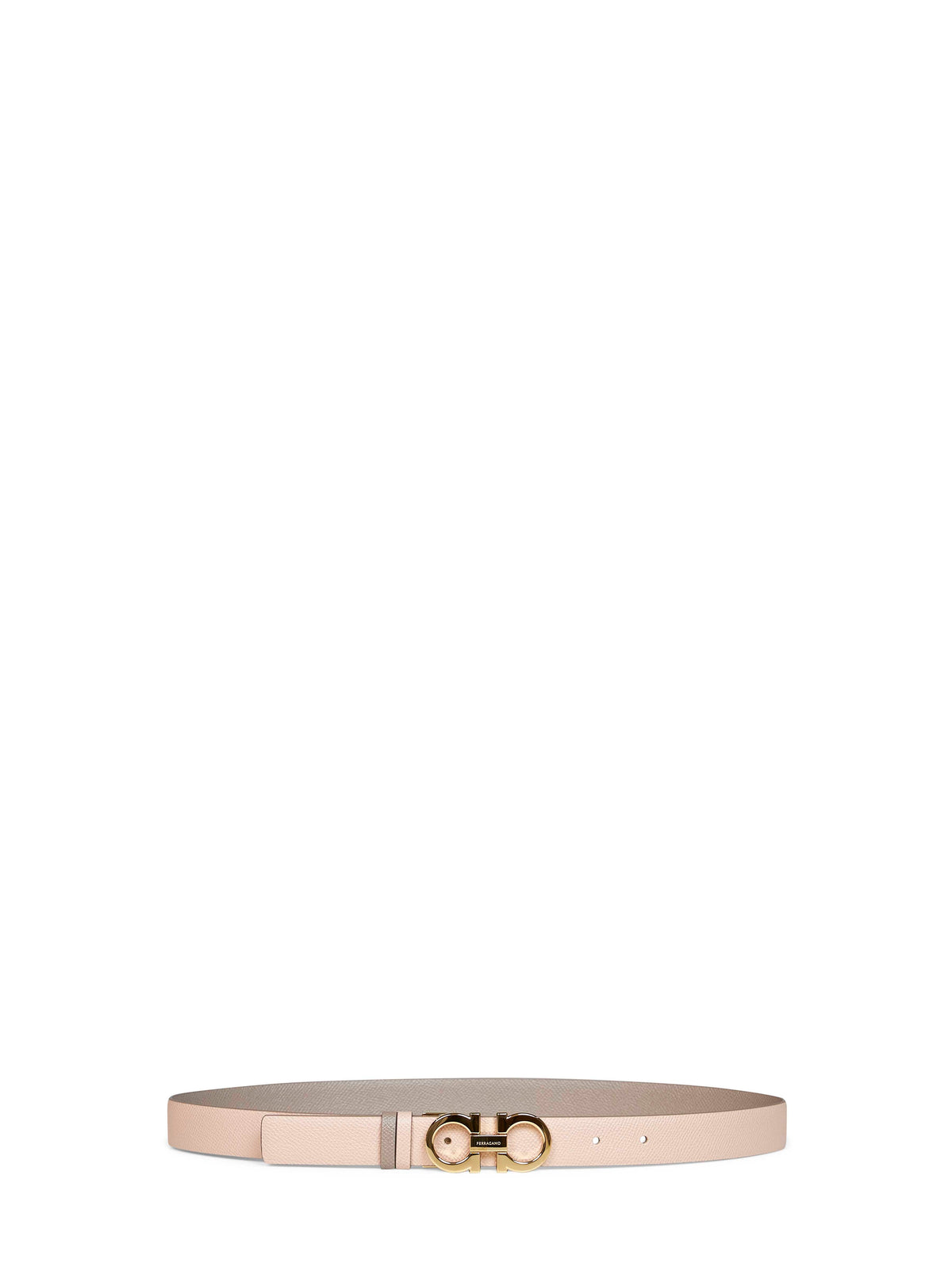 Ferragamo Women Two-Tone Leather Reversible Gancini Belt