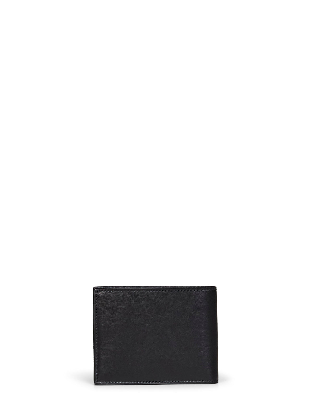 Ferragamo Men Black Palmellato Calfskin Leather Florence Classic Wallet