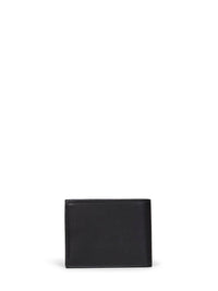 Ferragamo Men Black Palmellato Calfskin Leather Florence Classic Wallet
