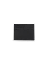 Ferragamo Men Black Leather Credit Card Holder