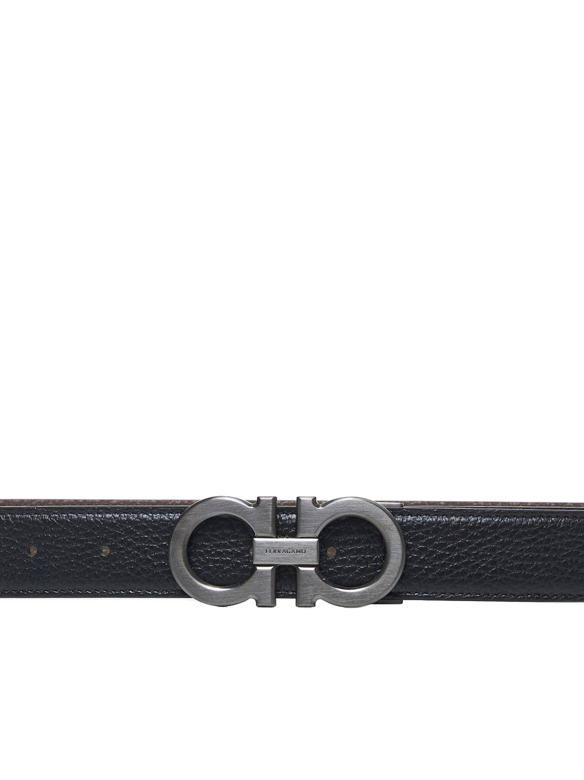 Ferragamo Men Gancini Reversible Leather Belt